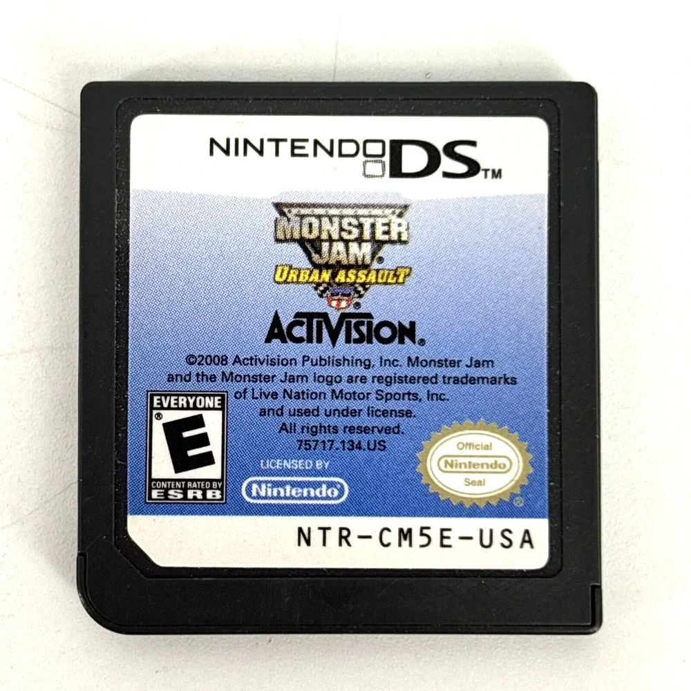 Nintendo DS Game LOT Monster Jam Path of Destruction & Indianapolis‎ 500 Legends